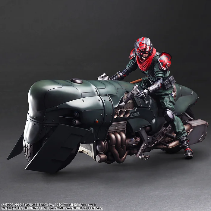 Square Enix Play Arts Kai Final Fantasy VII Remake Shinra Elite Security Officer & Motorcycle Set - Image 6